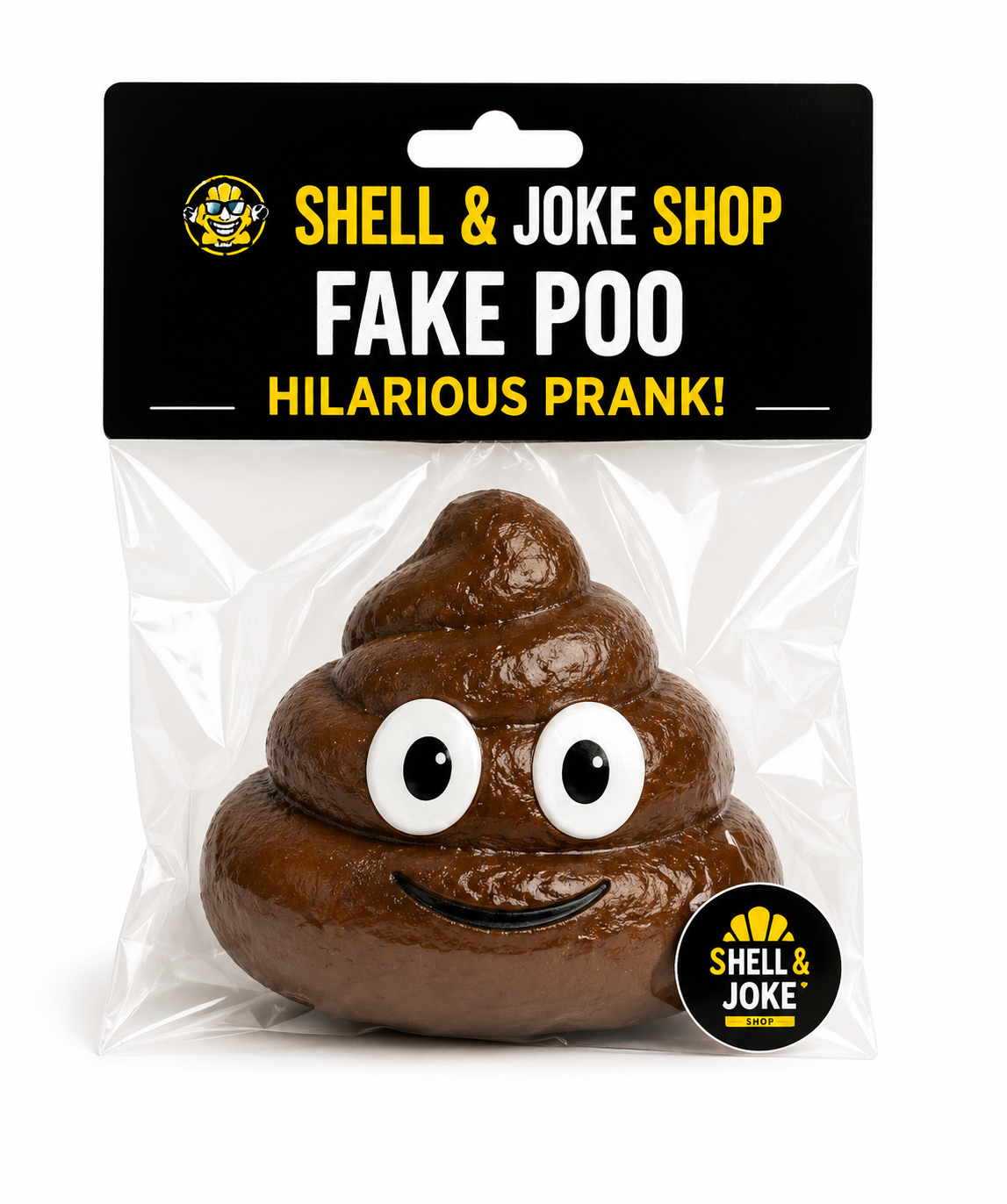 SHELL & JOKE SHOP Fake Poo – Classic Funny Prank Novelty Toy