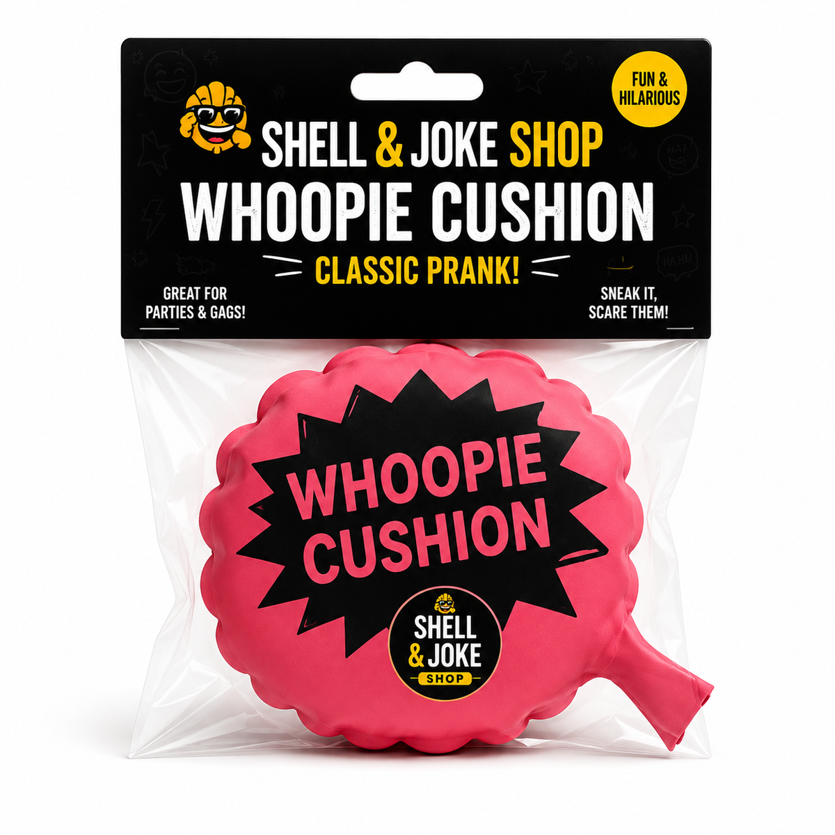 SHELL & JOKE SHOP Whoopee Cushion – Classic Prank & Novelty Joke Toy